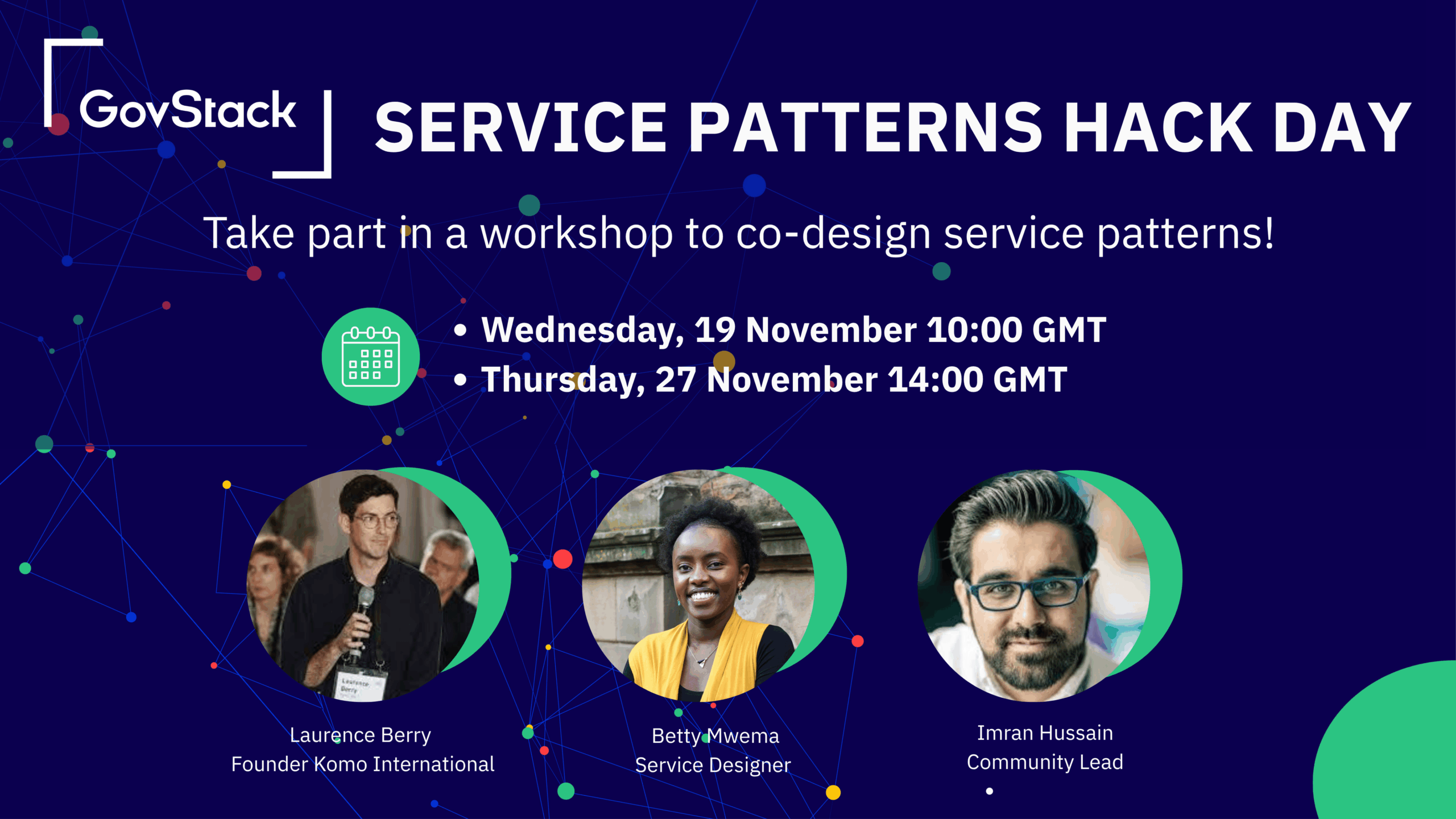 Image for event Join GovStack Service Patterns Workshops!